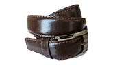 Dark Brown Elegant Leather Belt